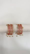 Alia Kashmiri Bangles | Peach